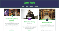 Desktop Screenshot of dannyweeks.com